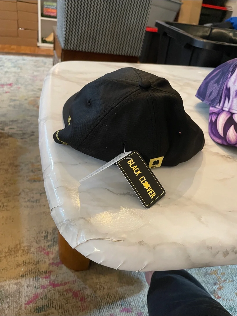Black clover hat